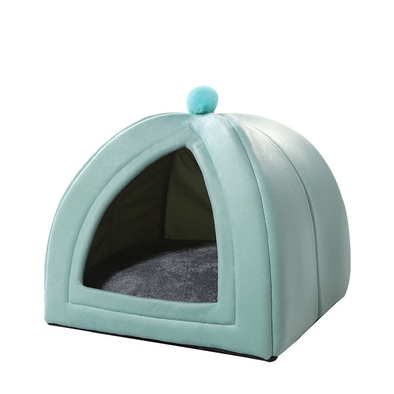 Cross-border cat kennel, dog kennel, rabbit pet kennel, warm winter, closed cat house, hamster, plush pet, universal in all seasons